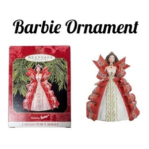 Hallmark Keepsake Christmas Ornament Holiday Barbie 1997